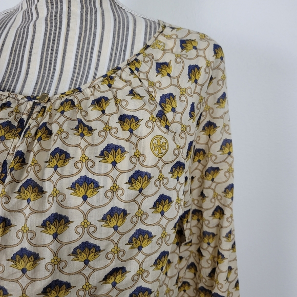 Tory Burch Size 10 long sleeve blouse - Picture 3 of 12
